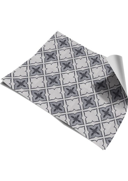 Mutfak Tezgah Arası Kendinden Yapışkanlı Folyo Kaplama Gri Vintage 60 cm x 100 cm fırsatları