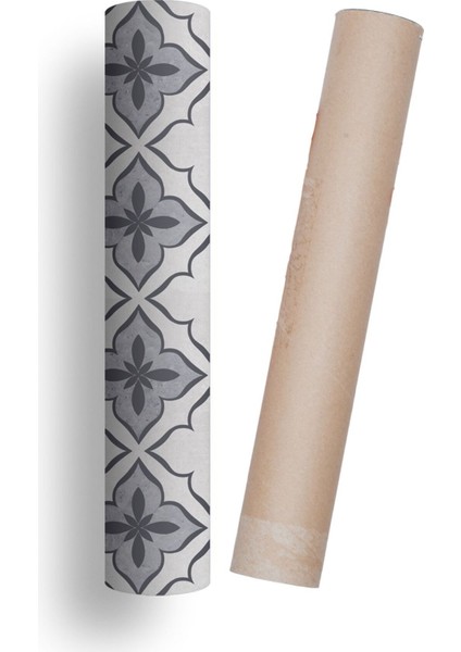 Mutfak Tezgah Arası Kendinden Yapışkanlı Folyo Kaplama Gri Vintage 60 cm x 100 cm indirimleri