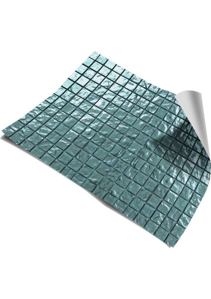 Mutfak Tezgah Arası Kendinden Yapışkanlı Folyo Kaplama Mozaik Desen 60 cm x 100 cm