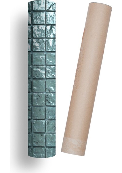 Mutfak Tezgah Arası Kendinden Yapışkanlı Folyo Kaplama Mozaik Desen 60 cm x 100 cm