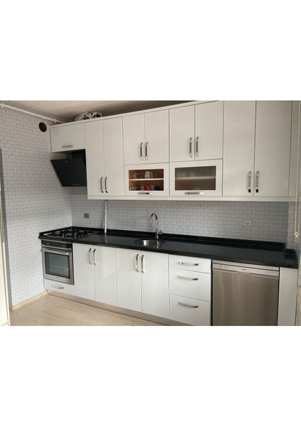 Mutfak Fayans Desen Kendinden Yapışkanlı Tezgah Arası Folyo 60 cm x 100 cm