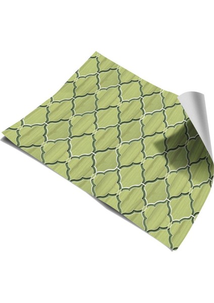Mutfak Tezgah Arası Kendinden Yapışkanlı Folyo Kaplama Taş Desen Geometrik 60 cm x 100 cm
