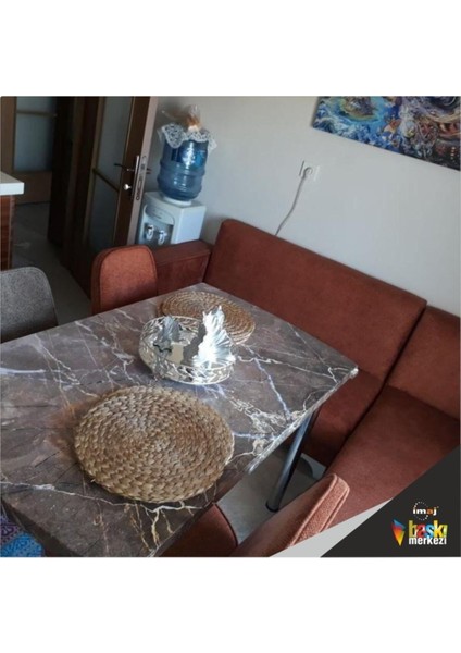 Mutfak Tezgah Arası Kendinden Yapışkanlı Kaplama Folyosu Mermer Desen 60 cm x 100 cm indirimleri