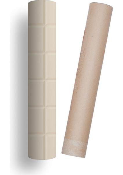 Mutfak Tezgah Arası Folyo Kaplama Bej Kendinden Yapışkanlı 60 cm x 100 cm