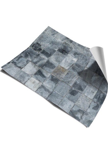 Mutfak Tezgah Arası Kendinden Yapışkanlı Folyo Kaplama Taş Desen 60 cm x 100 cm modelleri