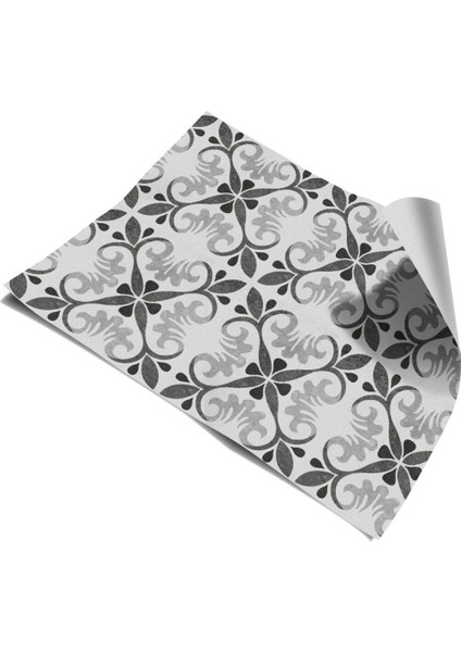 Mutfak Tezgah Arası Kendinden Yapışkanlı Folyo Kaplama Eskitme Taş Desen 60 cm x 100 cm