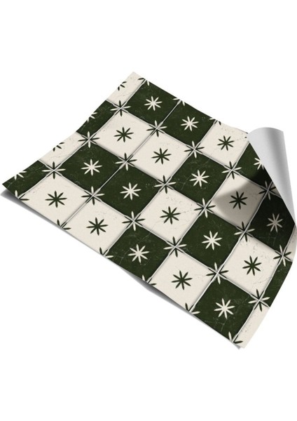 Mutfak Tezgah Arası Kendinden Yapışkanlıfolyo Kaplama Fayans Eskitme Desen 60 cm x 100 cm modelleri