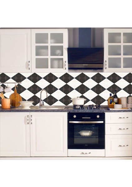 Mutfak Tezgah Arası Kendinden Yapışkanlı Folyo Kaplama Baklava Desen 60 cm x 100 cm fiyatları