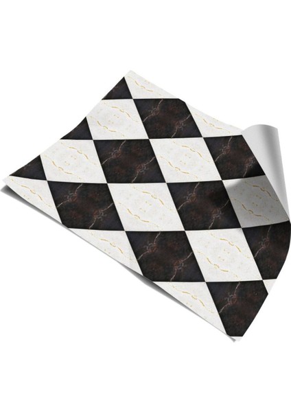 Mutfak Tezgah Arası Kendinden Yapışkanlı Folyo Kaplama Baklava Desen 60 cm x 100 cm modelleri