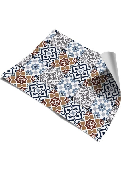 Mutfak Tezgah Arası Kendinden Yapışkanlı Folyo Kaplama Taş Desen 60 cm x 100 cm modelleri