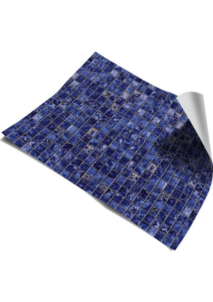 Mutfak Tezgah Arası Kendinden Yapışkanlı Folyo Kaplama Mozaik Taş Desen 60 cm x 100 cm