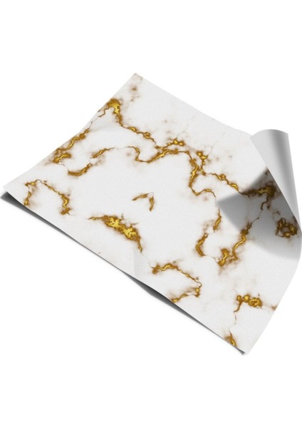 Mutfak Tezgah Arası Kendinden Yapışkanlı Folyo Kaplama Mermer Desen 60 cm x 100 cm modelleri