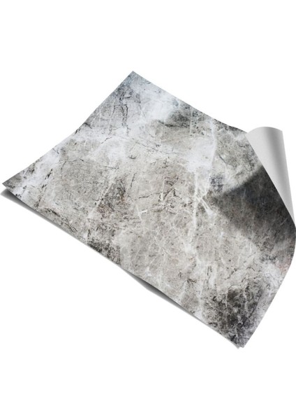 Mutfak Tezgah Arası Kendinden Yapışkanlı Folyo Kaplama Mermer Desen 60 cm x 100 cm