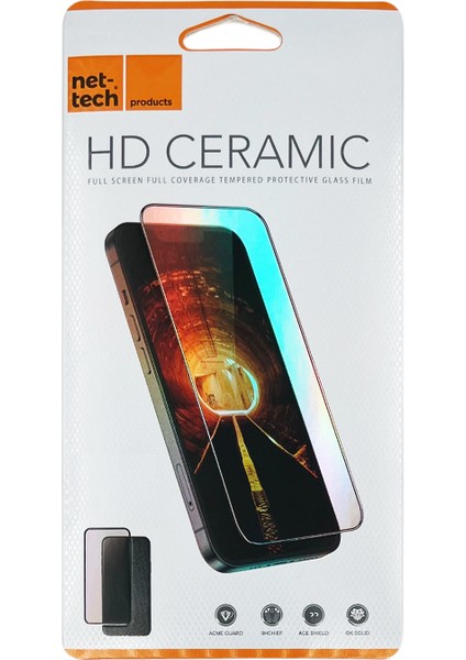 Apple iPhone 16 Uyumlu Ön Koruma Seramik Nano Ekran Koruyucu