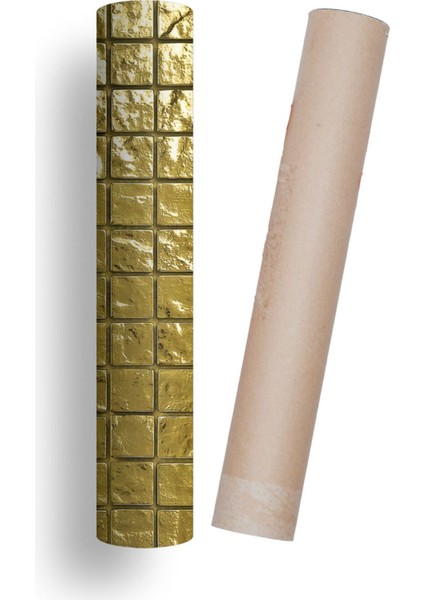 Mutfak Tezgah Arası Kendinden Yapışkanlı Folyo Kaplama Mozaik Desen 60 cm x 100 cm