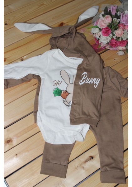 Barbosa 3lü Set Hi Bunny Baskılı