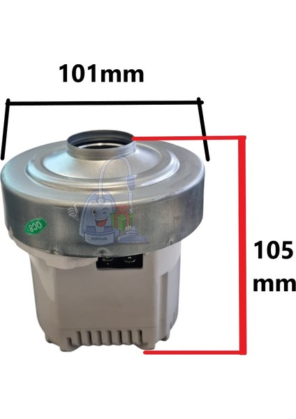 Domel Model Uyumlu Elektrikli Süpürge Motoru Rowenta Fakir 850W. modelleri