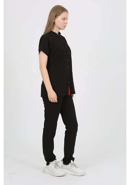 Freesia Hakim Yaka Siyah Uniforma (Likralı) Xs - Takım - Hayır Isim Yazılmasın modelleri