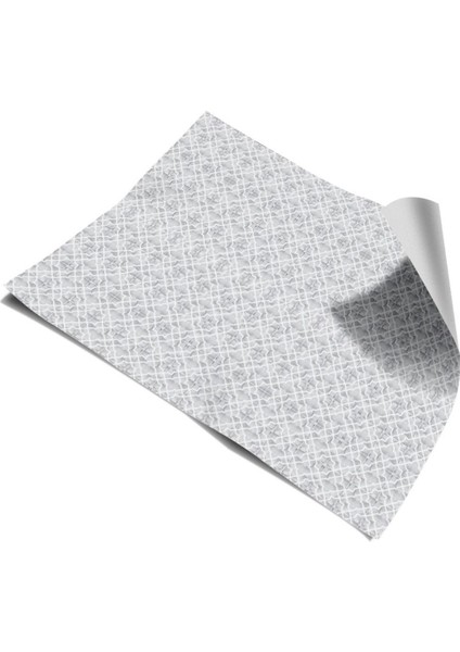 Mutfak Tezgah Arası Kendinden Yapışkanlı Folyo Kaplama Mermer Desen Geometrik 60 cm x 100 cm