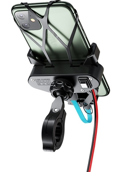 M10 2.4A Şarj Versiyonu Motosiklet Elektrikli Araç Braketi (Yurt Dışından)