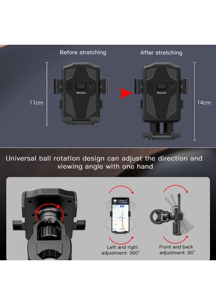 Ido C94 Bisiklet / Motosiklet Telefon Braketi (Yurt Dışından) indirimleri