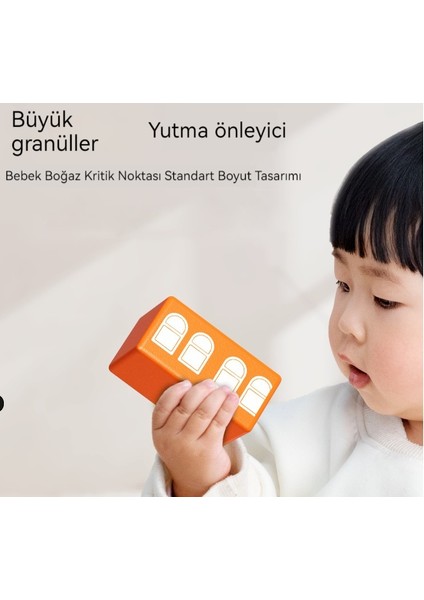 Çocuk Şehir Yapı Taşı Ahşap Montaj Büyük Parçacık Oyuncak Seti (Yurt Dışından)
