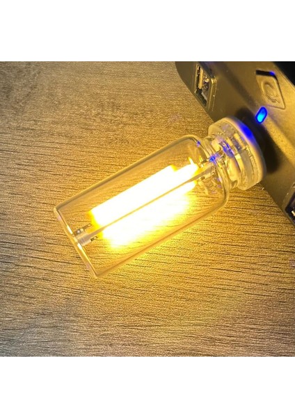 USB Araba Iç Mekan Atmosfer Işıkları Tak-Çalıştır Mini LED Ampul Lambaları Yatak Odası, Çocuk Odası, Araba, Sıcak Işık (Yurt Dışından) fırsatları