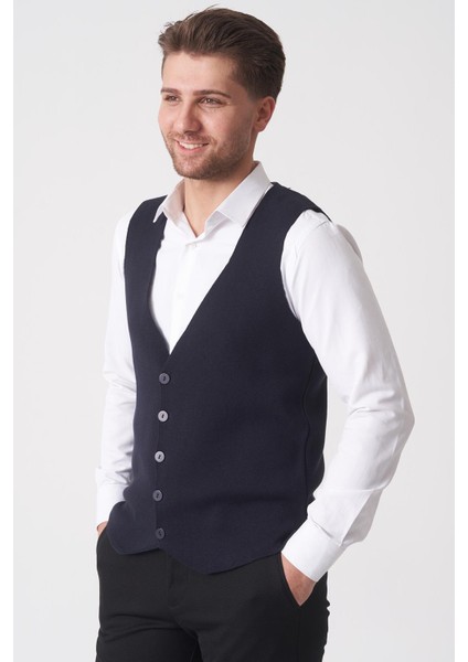 Campinas 202438 Slim Fit Pamuklu Yelek Triko Laci modelleri