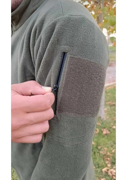 Softshell Haki Polar Cepli Autdoor Polar