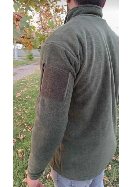 Softshell Haki Polar Cepli Autdoor Polar