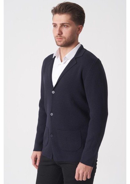 São Paulo 1112 Pike Örgü Slim Fit Pamuklu Triko Siyah fiyatları