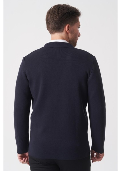 São Paulo 1112 Pike Örgü Slim Fit Pamuklu Triko Siyah fırsatları