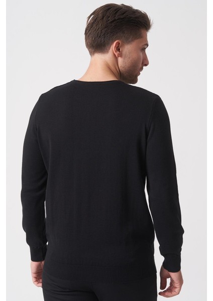 Recife 23910 Sosis Yaka Slim Fit Triko Siyah fırsatları