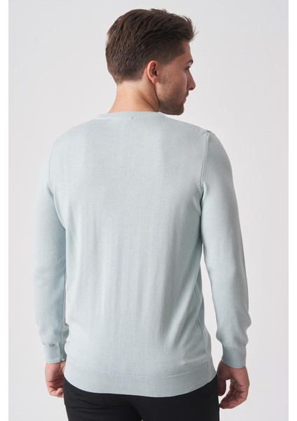 Rio De Janeiro WTRK1000 O Yaka Slim Fit Pamuklu Triko B.mavi fırsatları