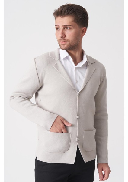 São Paulo 1112 Pike Örgü Slim Fit Pamuklu Triko A.gri modelleri