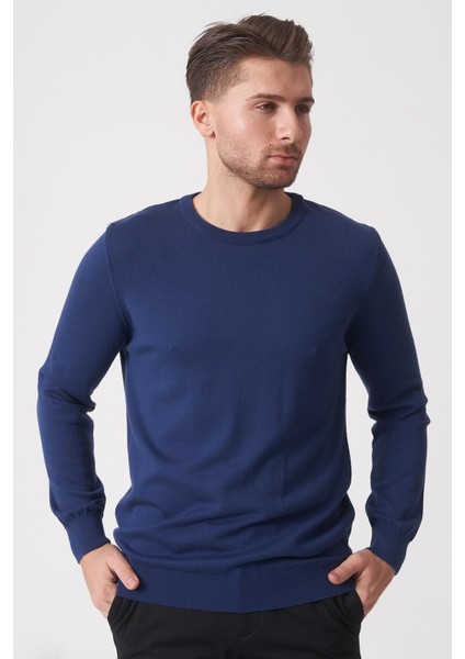 Rio De Janeiro WTRK1000 O Yaka Slim Fit Pamuklu Triko A.lacivert fiyatları
