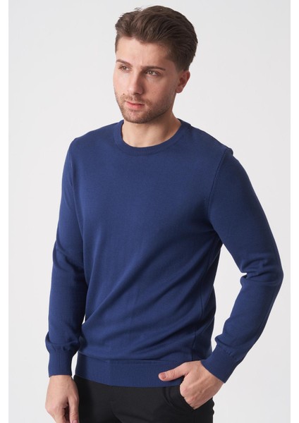 Rio De Janeiro WTRK1000 O Yaka Slim Fit Pamuklu Triko A.lacivert modelleri