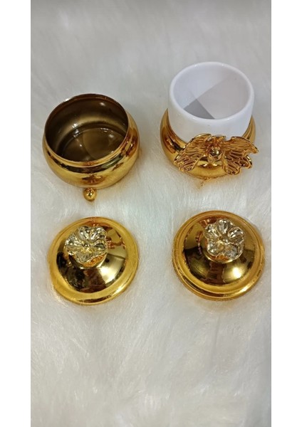 Kahve Fincan Ve Lokumluk Coffee Cup And Turkish Delight Holder 6’Lı Takım 6 Adet Lokumluk 6 Adet Fincan
