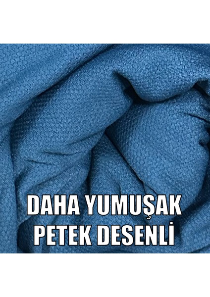 Petek Kumaş 2 Adet Üçlü Çekyat & Kanepe - 2 Adet Tekli Koltuk & Berjer Kılıfı Seti indirimleri