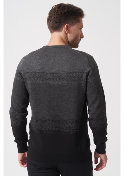 Manaus 3085 Slim Fit Pamuklu O Yaka Triko Siyah fırsatları