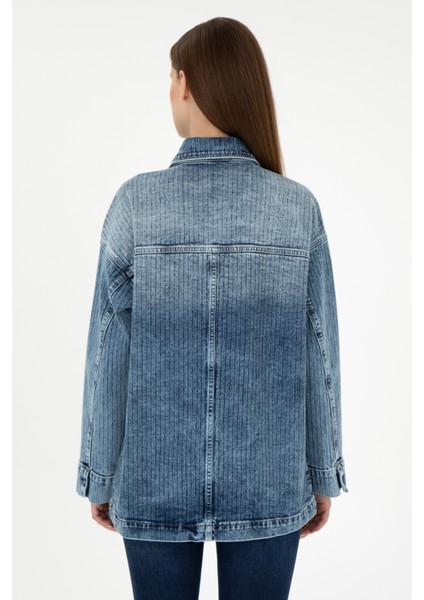 Kadın Açık Mavi Gömlek Jean 50291134-DN0021 indirimleri