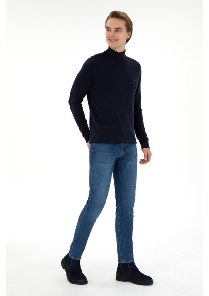 Erkek Lacivert Kazak /triko 50294771-VR033 fırsatları