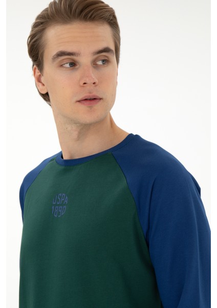 Erkek Koyu Yeşil Sweatshirt 50293455-VR079