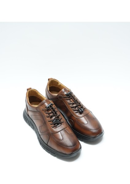 Fast Brand Cilt Deri Günlük Erkek Ayakkabı, Koyu Kahve (Ladik)