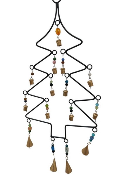 Metal Yılbaşı Ağacı Çan Yılbaşı Süs Parti Dekoru fiyatları