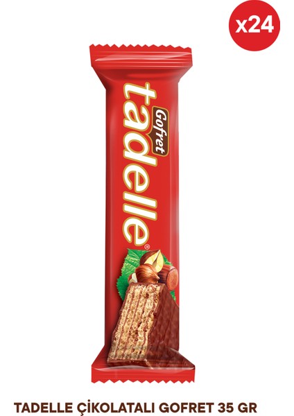 Çikolatalı Gofret 35GR x 24 Adet