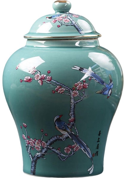 Seramik Tomurcuk Vazo 1300ML Sanat Dekorasyon Çiçek Aranjmanı Asya Dekor Küçük (Yurt Dışından)