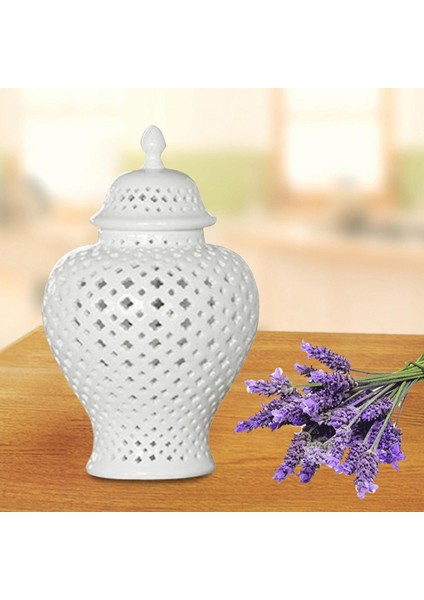 Geleneksel Seramik Vazo Organizatör Saklama Çiçek Tutucu Masa Centerpieces H 27.5cm Ağız 7.2cm (Yurt Dışından) modelleri