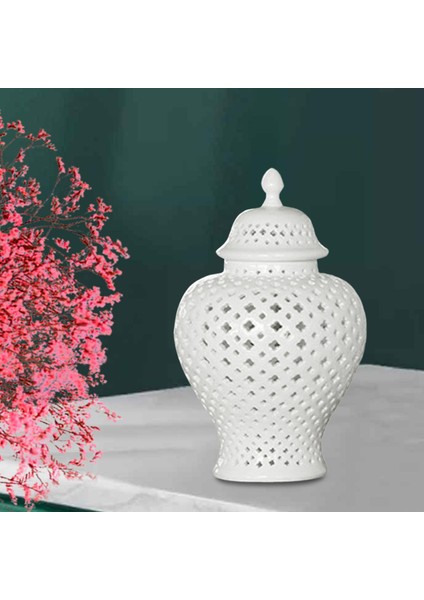 Geleneksel Seramik Vazo Organizatör Saklama Çiçek Tutucu Masa Centerpieces H 27.5cm Ağız 7.2cm (Yurt Dışından) indirimleri