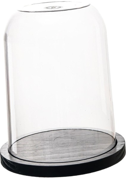 Çan Kavanoz Kapağı Figürler Çiçekler Dekoratif Kılıf Şeffaf Cloche Kubbe Ekran 23CMX28.4CM (Yurt Dışından) fiyatları